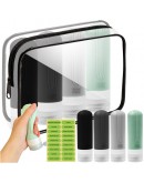 Козметична чанта за пътуване самолет с контейнери